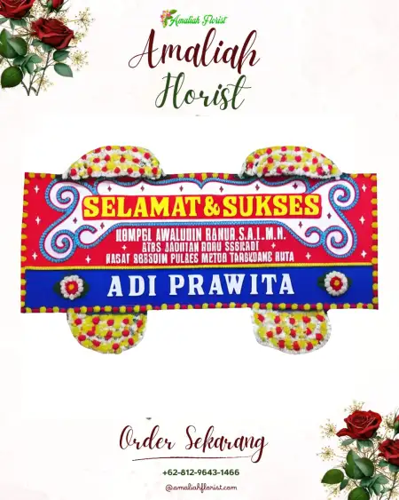 Papan Bunga Ucapan Selamat Senting