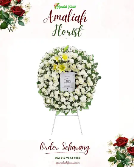 Krans Bunga Duka Senting